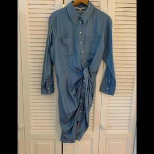 Veronica Beard chambray shirt dress